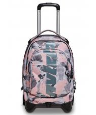 INVICTA NEW PLUG FANTASY Trolley-Rucksack mit abnehmbarem Trolley Camou-Logo rosa - Rucks&auml;cke mit Trolleyfunktion - 8