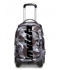 INVICTA NEW PLUG FANTASY Trolley-Rucksack mit abnehmbarem Trolley Camou-Logo schwarz - Rucks&auml;cke mit Trolleyfunktion - 8