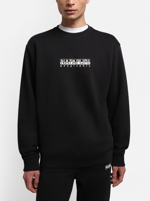 B-BOX Rundhals-Sweatshirt mit Logo schwarz 041 - Sweatshirts Herren