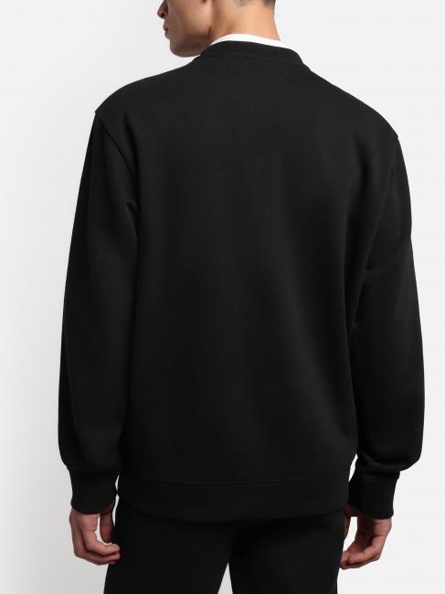 B-BOX Rundhals-Sweatshirt mit Logo schwarz 041 - Sweatshirts Herren