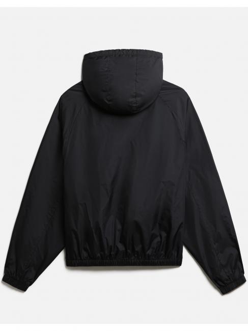A-MORGEX W Kway-Jacke mit Kapuze schwarz 041 - Damenjacken