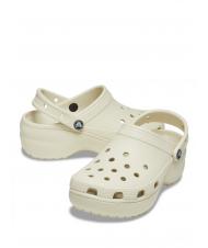 CROCS CLASSIC PLATFORM CLOG W Sabot-Sandale Knochen - Damenschuhe - 5