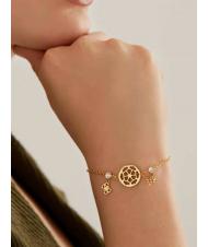 GUESS PEONY AND 4G CHARMS Armband gelbes Gold - Armb&auml;nder - 2