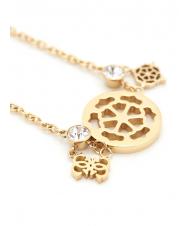 GUESS PEONY AND 4G CHARMS Armband gelbes Gold - Armb&auml;nder - 3