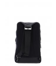 PIQUADRO AKRON Umh&auml;ngetasche aus Leder Schwarz - PC-Rucks&auml;cke - 3