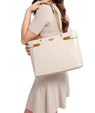 GUESS ZADIE Girlfriend Schultertasche Licht - Damentaschen - 4
