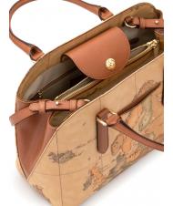 ALVIERO MARTINI PRIMA CLASSE GEO CLASSIC 3-Pocket-Tasche mit Schultergurt NATÜRLICH - Damentaschen - 4