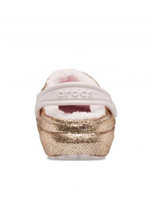CLASSIC LINED GLITTER KIDS Gepolsterter Sabot gold / kaum rosa - Kinderschuhe