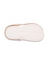 CROCS CLASSIC LINED GLITTER KIDS Gepolsterter Sabot gold / kaum rosa - Kinderschuhe - 7