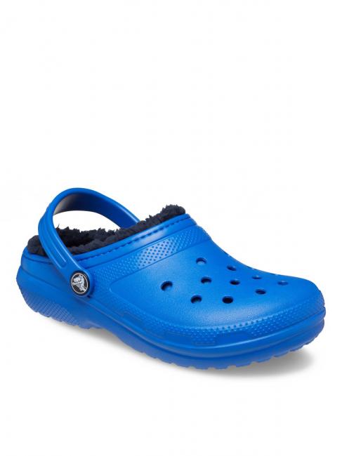 CLASSIC LINED CLOG TODDLER Gepolsterter Sabot blaue Schraube - Kinderschuhe