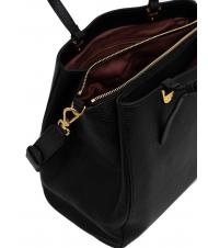COCCINELLE LEA Schultertasche aus strukturiertem Leder Schwarz - Damentaschen - 6