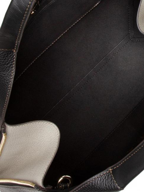 GILDA Umhängetasche, mit Schulterriemen schwarz + marmor c - Damentaschen