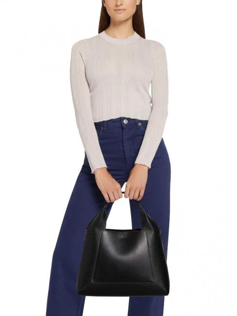 GILDA Umhängetasche, mit Schulterriemen schwarz + marmor c - Damentaschen