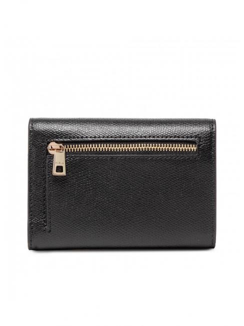 1927 Kompakte Brieftasche aus Ares-Leder Schwarz - Brieftaschen Damen
