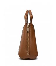 FURLA GILDA Einkaufstasche aus Roma- und St eracle-Kalbsleder cognac / schwarz - Damentaschen - 3
