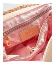 LESAC Schultertasche Aus Dollarleder Magnolie - Damentaschen - 5