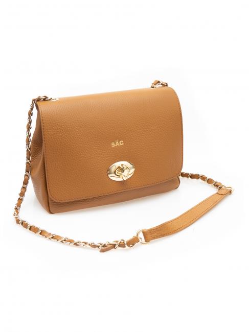 Schultertasche Aus Dollarleder nat&uuml;rlich - Damentaschen