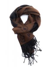 POLLINI Schal Allover-Jaquard Schwarz Braun - Schals - 2