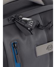 PIQUADRO Rucksack URBAN, 15,6 "PC-Halterung, mit Diebstahlsicherung schwarz grigiongr - PC-Rucksäcke - 4
