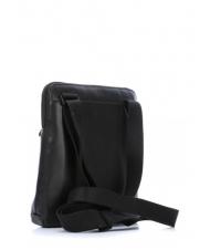 PIQUADRO PULSE Ledertasche Schwarz - Umh&auml;ngetaschen Herren - 3