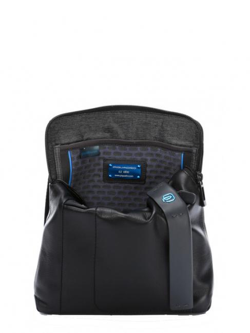 PULSE Ledertasche Schwarz - Umh&auml;ngetaschen Herren