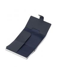 PIQUADRO MODUS RESTYLG Kreditkartenetui aus Leder Blau - Brieftaschen Herren - 3