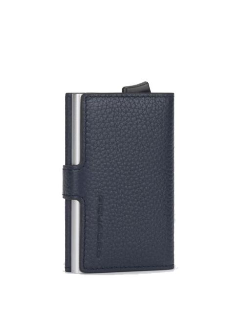 MODUS RESTYLG Kreditkartenetui aus Leder Blau - Brieftaschen Herren