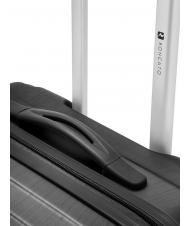 R RONCATO FLIGHT 3er-Set Handgep&auml;ck-Trolleys, mittel, gro&szlig; Schwarz - Trolleyset - 6