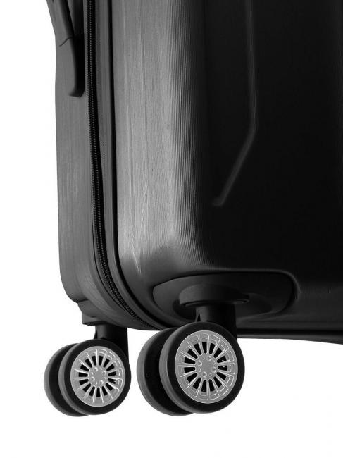 FLIGHT 3er-Set Handgep&auml;ck-Trolleys, mittel, gro&szlig; Schwarz - Trolleyset