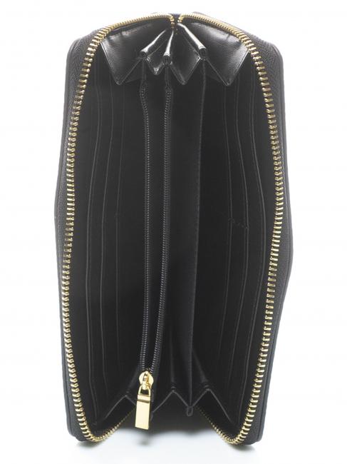 EBA Brieftasche mit Rei&szlig;verschluss Schwarz - Brieftaschen Damen