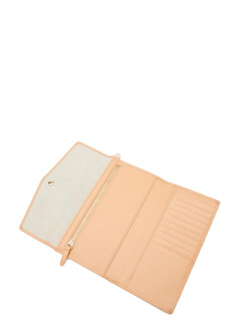 EASY POCKET Geldb&ouml;rse aus Leder f&uuml;r Damen Mandel - Brieftaschen Damen