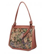 COCCINELLE ALLURE Tapestry Umh&auml;ngetasche mit Stoffstickerei - Damentaschen