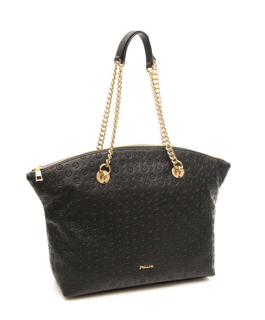 Embossed Heritage Schultertasche Schwarz - Damentaschen