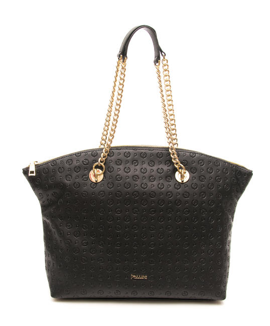 Embossed Heritage Schultertasche Schwarz - Damentaschen