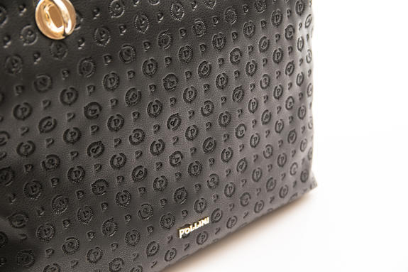 Embossed Heritage Schultertasche Schwarz - Damentaschen