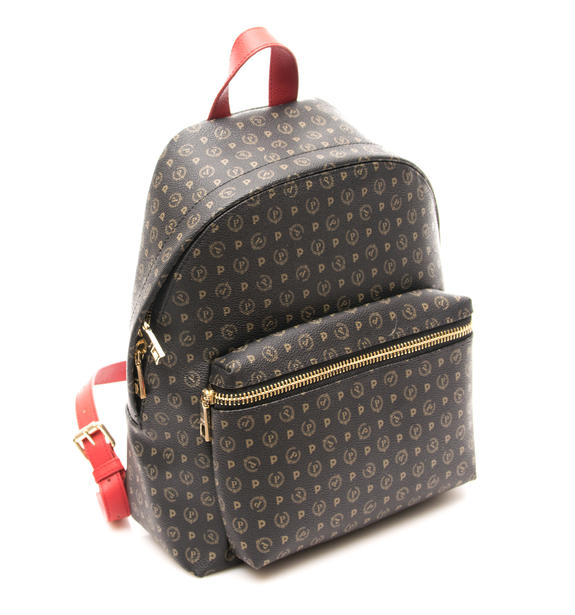 Heritage Classic Schulterrucksack schwarzer Lack - Damentaschen