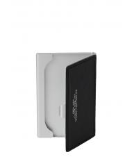 SPALDING Porta Biglietti da Visita In Leder und Aluminium Schwarz - Brieftaschen Herren - 2