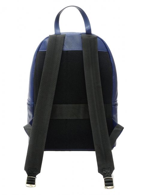 SOFT TECH Laptop-Rucksack 14 ", aus Leder blau - PC-Rucks&auml;cke