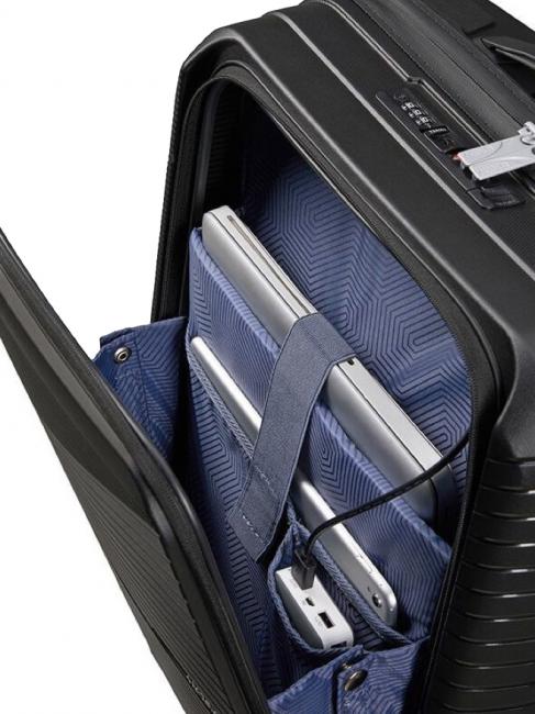 AIRCONIC Handgepäck-Trolley, 15,6" PC-Halterung ONYX SCHWARZ - Handgepäck