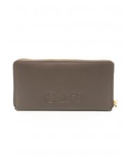 LA MARTINA HERITAGE Geldb&ouml;rse aus Leder mit Rei&szlig;verschluss Taupe - Brieftaschen Damen - 3