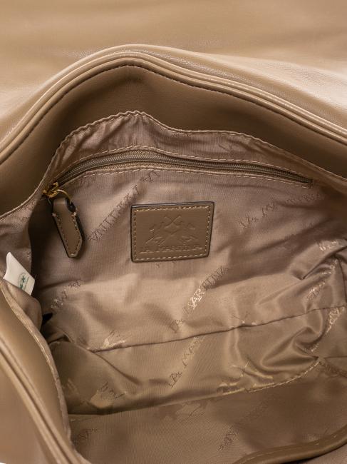 ANGELINA Handtasche, mit Schultergurt Taupe - Damentaschen