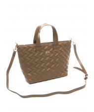 LA MARTINA ANGELINA Handshopper, mit Schulterriemen Taupe - Damentaschen - 2