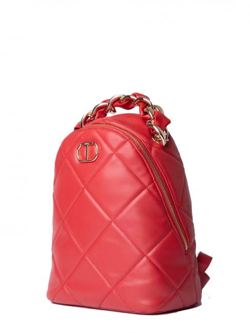 Rucksack Donna Mit Kettengriff Mohn - Damentaschen