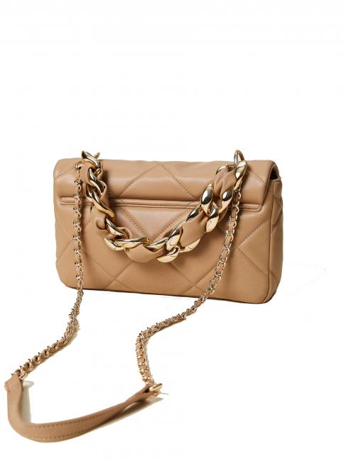 CHERIE Handtasche, mit Schultergurt helles Holz - Damentaschen
