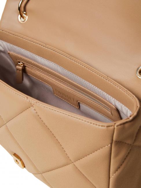 CHERIE Handtasche, mit Schultergurt helles Holz - Damentaschen