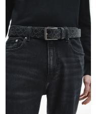 CALVIN KLEIN KIT Regalo Kartenhalter + G&uuml;rtel Monogramm-Leinwand - G&uuml;rtel - 5