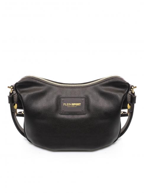 ATHENA Halbmondf&ouml;rmige Mini-Tasche Schwarz - Damentaschen