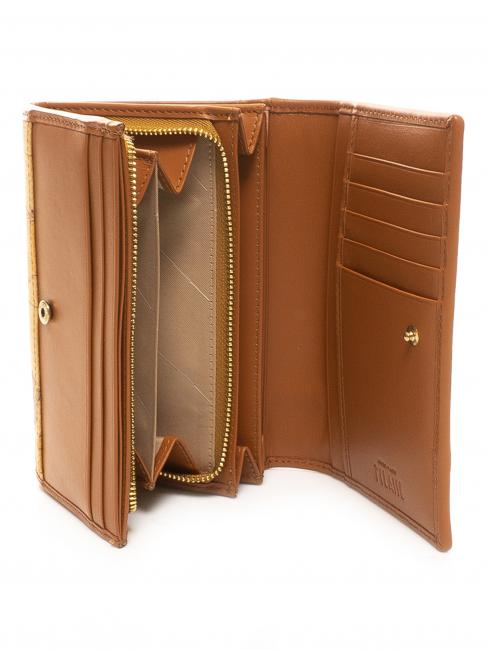 GEO CLASSIC Mittlere Brieftasche mit Klappe NATÜRLICH - Brieftaschen Damen