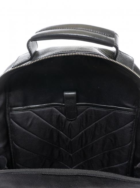 TECH Lederrucksack f&uuml;r 13-Zoll-Laptop Schwarz - PC-Rucks&auml;cke