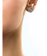 GUESS PAVE 4G LOGO STUDS Ohrringe SILBER - Ohrringe - 2